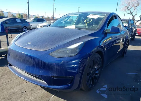 2023 Tesla Model Y Performance Dual Motor All-Wheel Drive from USA, damaged, VIN 7SAYGDEF2PF791603